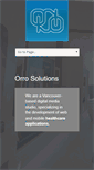 Mobile Screenshot of orrosolutions.com